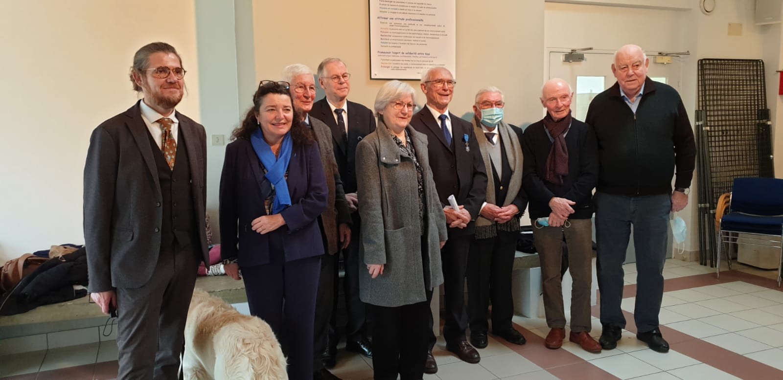 Remise des insignes de chevalier de l’Ordre National du Mérite à Monsieur Louis Guillemot